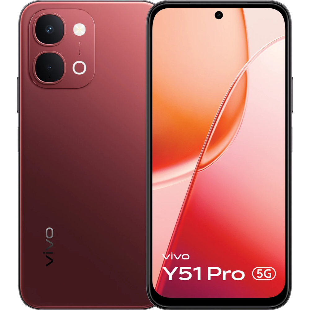 Vivo Y51 Pro 128 GB, 8 GB RAM, Festive Red, Mobile Phone