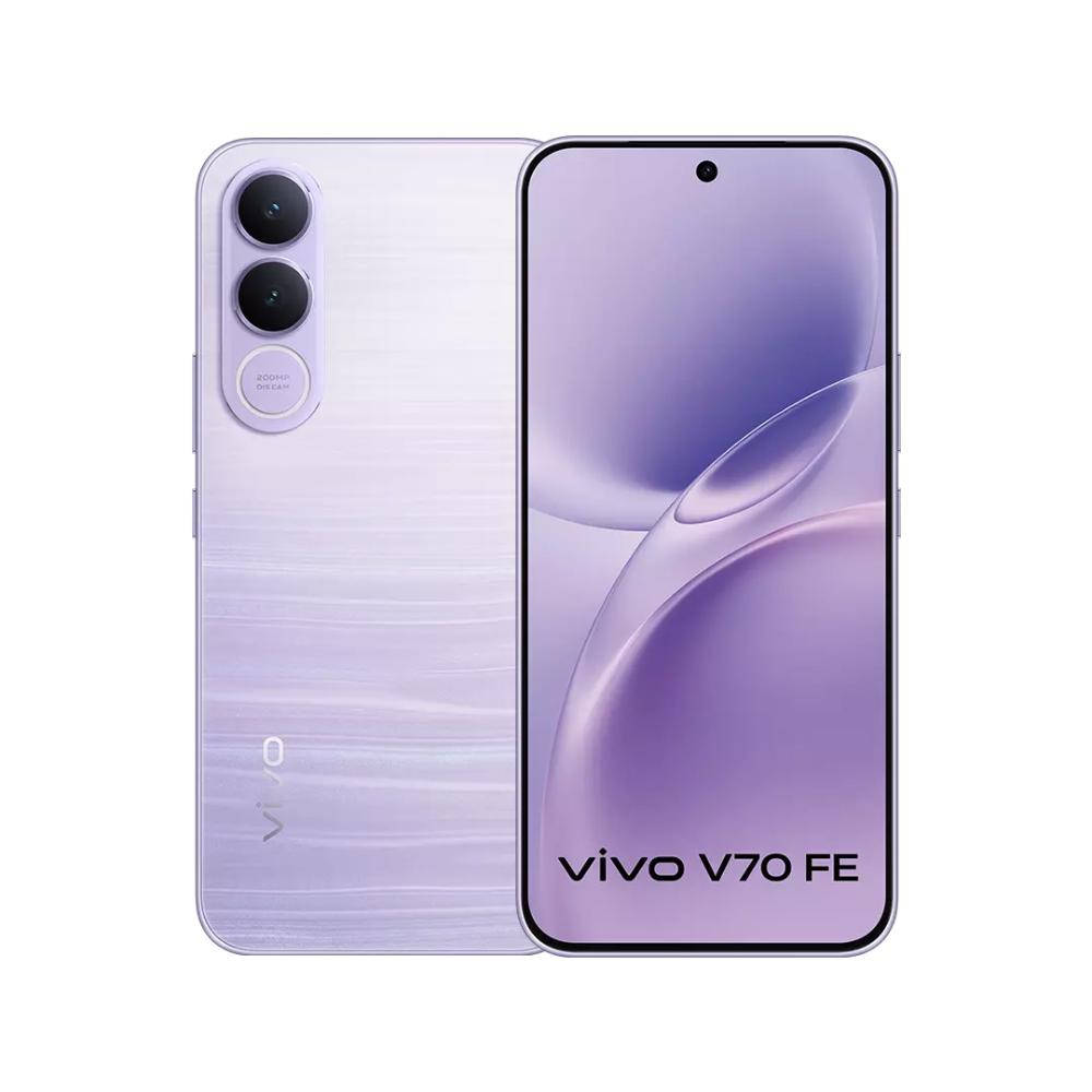 Vivo V70FE 128 GB, 8 GB RAM, Northern Lights Purple, Mobile Phone