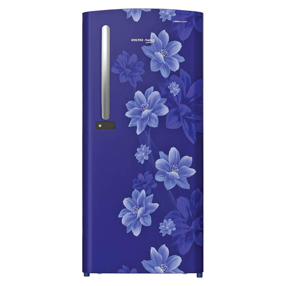 Voltas Beko 195 L 2 Star Single Door Refrigerator, Belus Blue RDC215DBBEX/XXXG