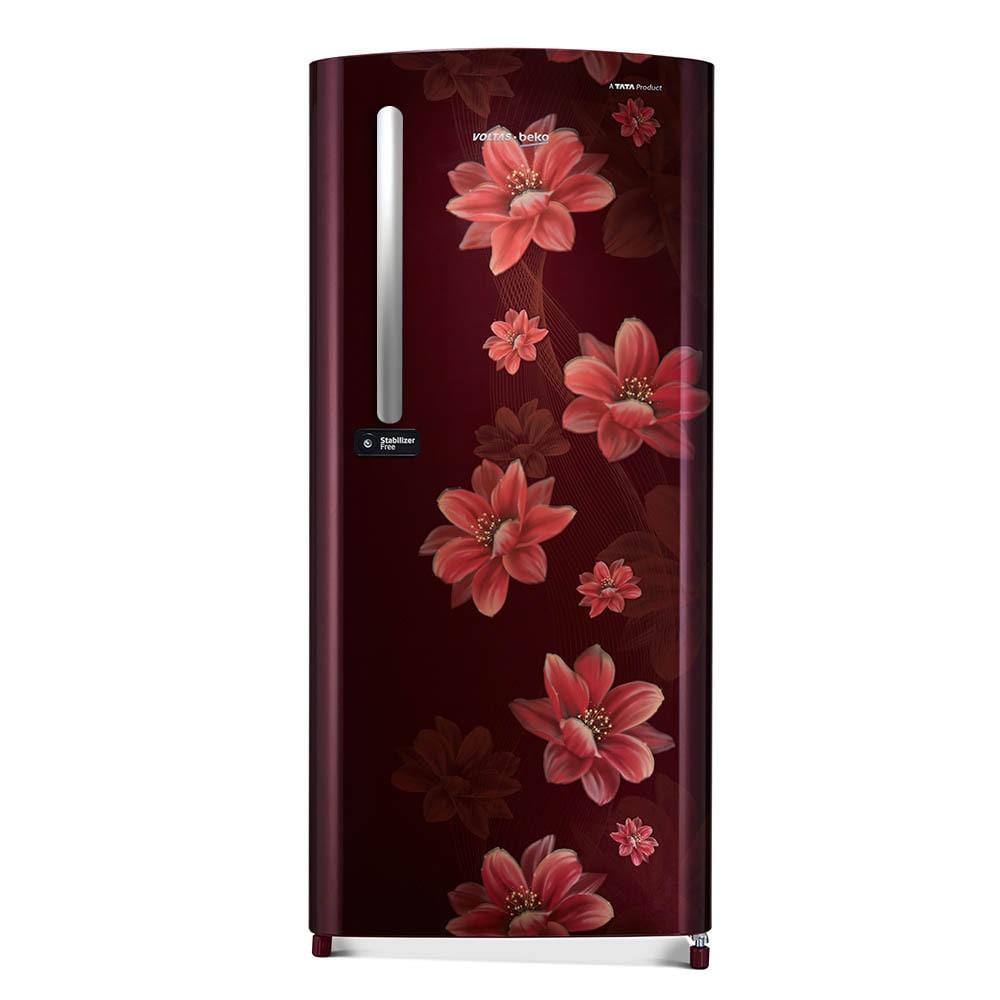 Voltas Beko 195 L 2 Star Single Door Refrigerator, Belus Wine RDC215D/BWEXXXXG