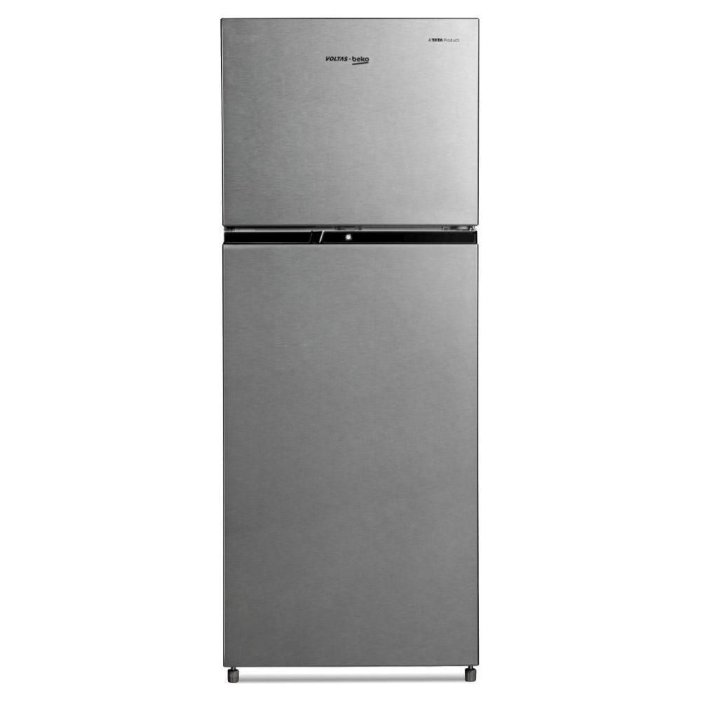 Voltas Beko 230L 1 Star Frost Free Refrigerator (RFF270EW0XIR0I0000GD Brushed Silver, Stabilizer Free Operation)