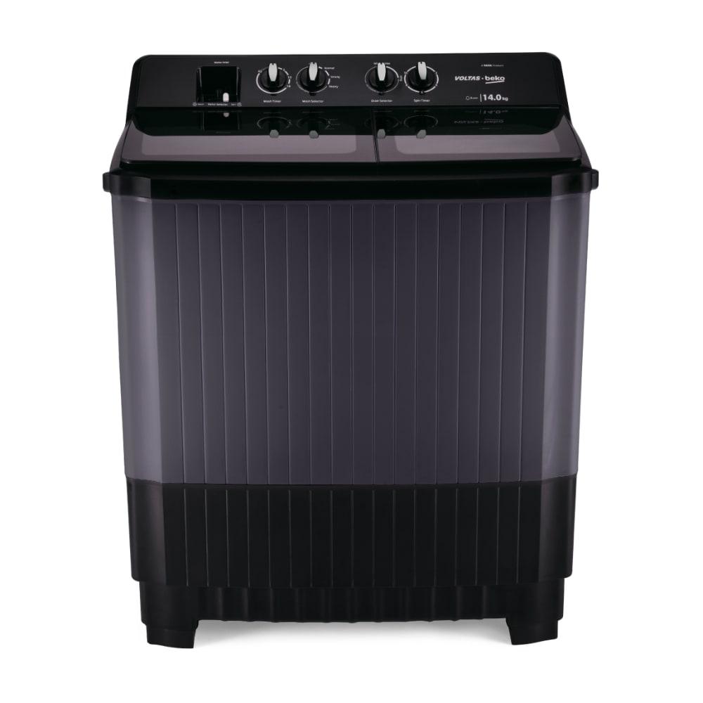 Voltas Beko 14 kg Semi Automatic Top Load, Black, BKSSWH4GSD