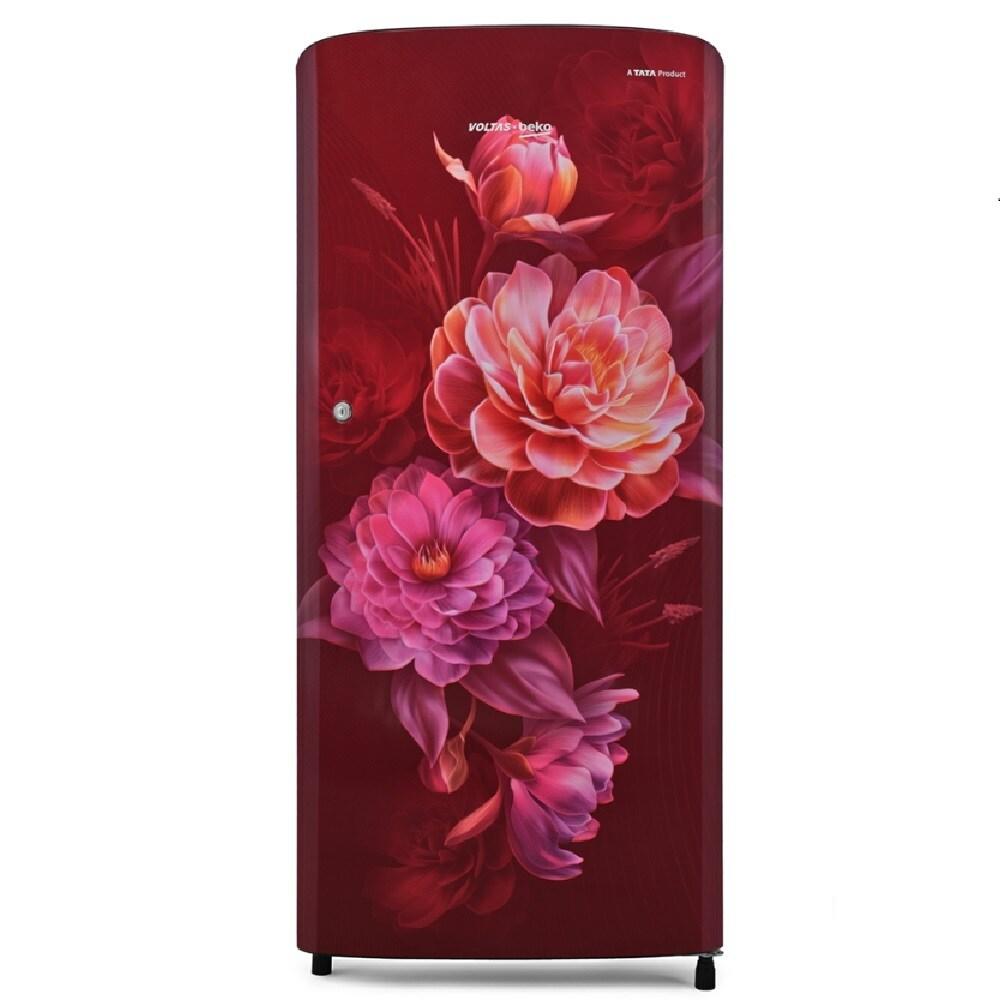 Voltas Beko DC 173 L 2 Star Direct Cool Single Door Refrigerator, RDC205D1, Opal Wine