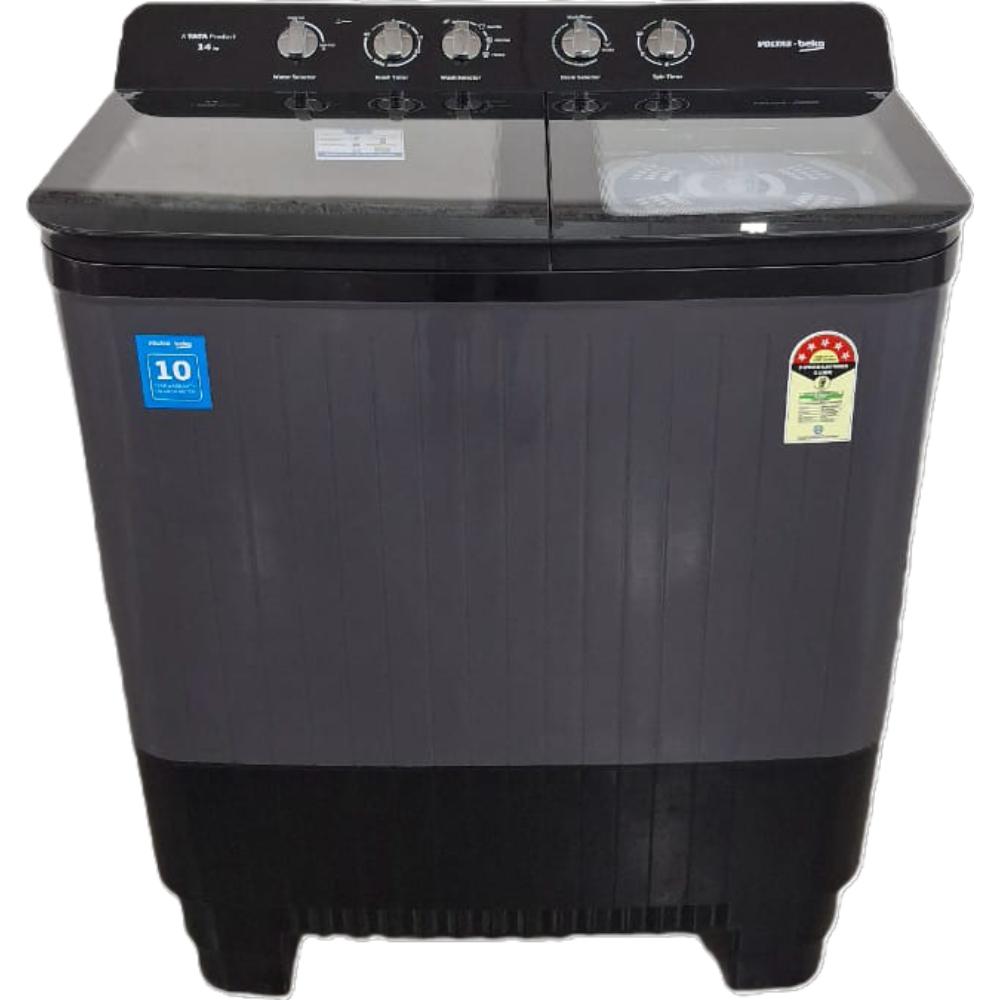 Voltas Beko 14 kg Semi Automatic Washing Mahcine, Black, WTT14UEA