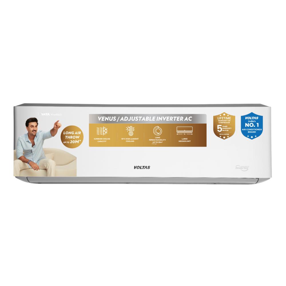 Voltas 1.5 Ton 3 Star Heavy Duty Inverter Split Air Conditioner, Venus Luxe