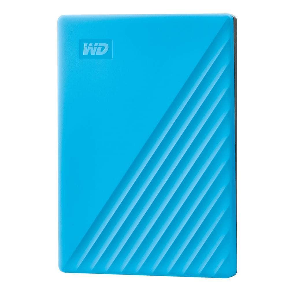 Western Digital 2 TB My Passport External Portable Hard Disk Drive (HDD), USB 3.0, Blue, WDBYVG0010BBK
