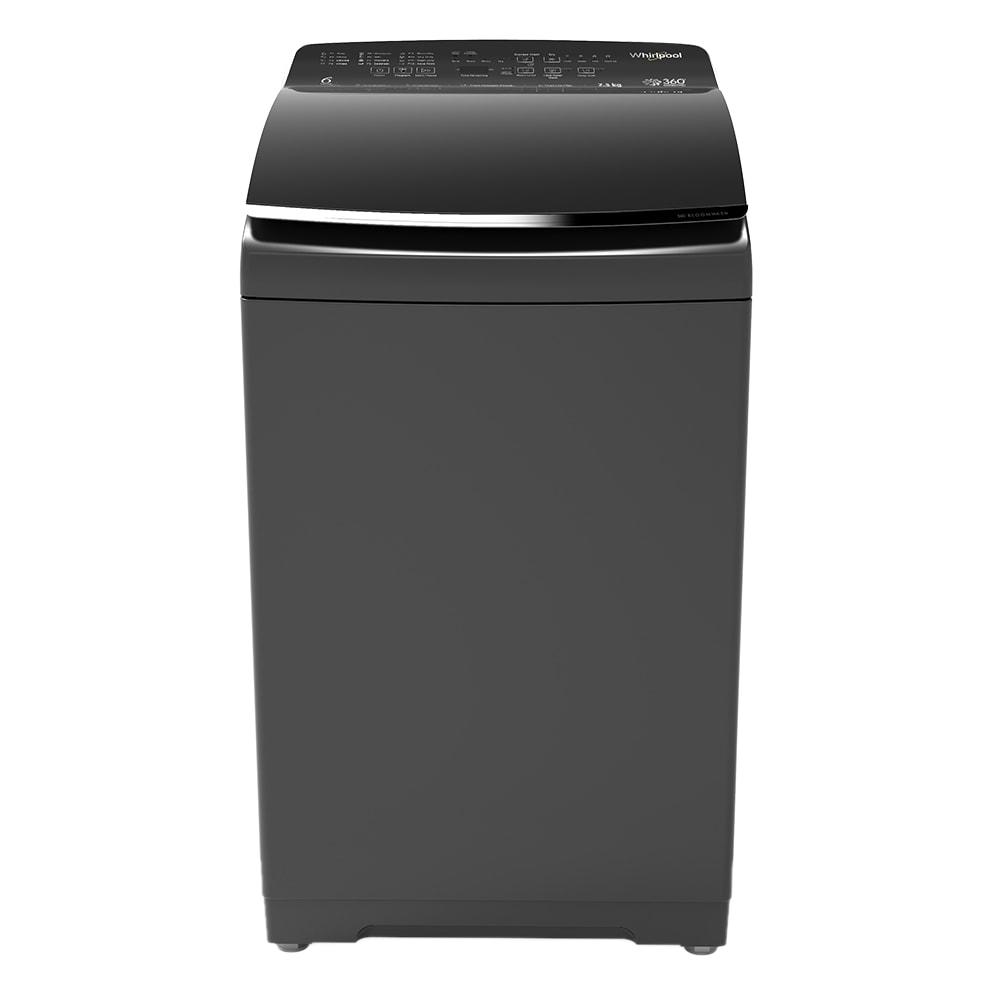 Whirlpool 7.5 Kg 5 Star Fully-Automatic Top Loading Washing Machine (360 BLOOMWASH PRO (540) 7.5, Graphite, Certified No.1 in Cleaning Performance with Hexa Bloom Impeller)