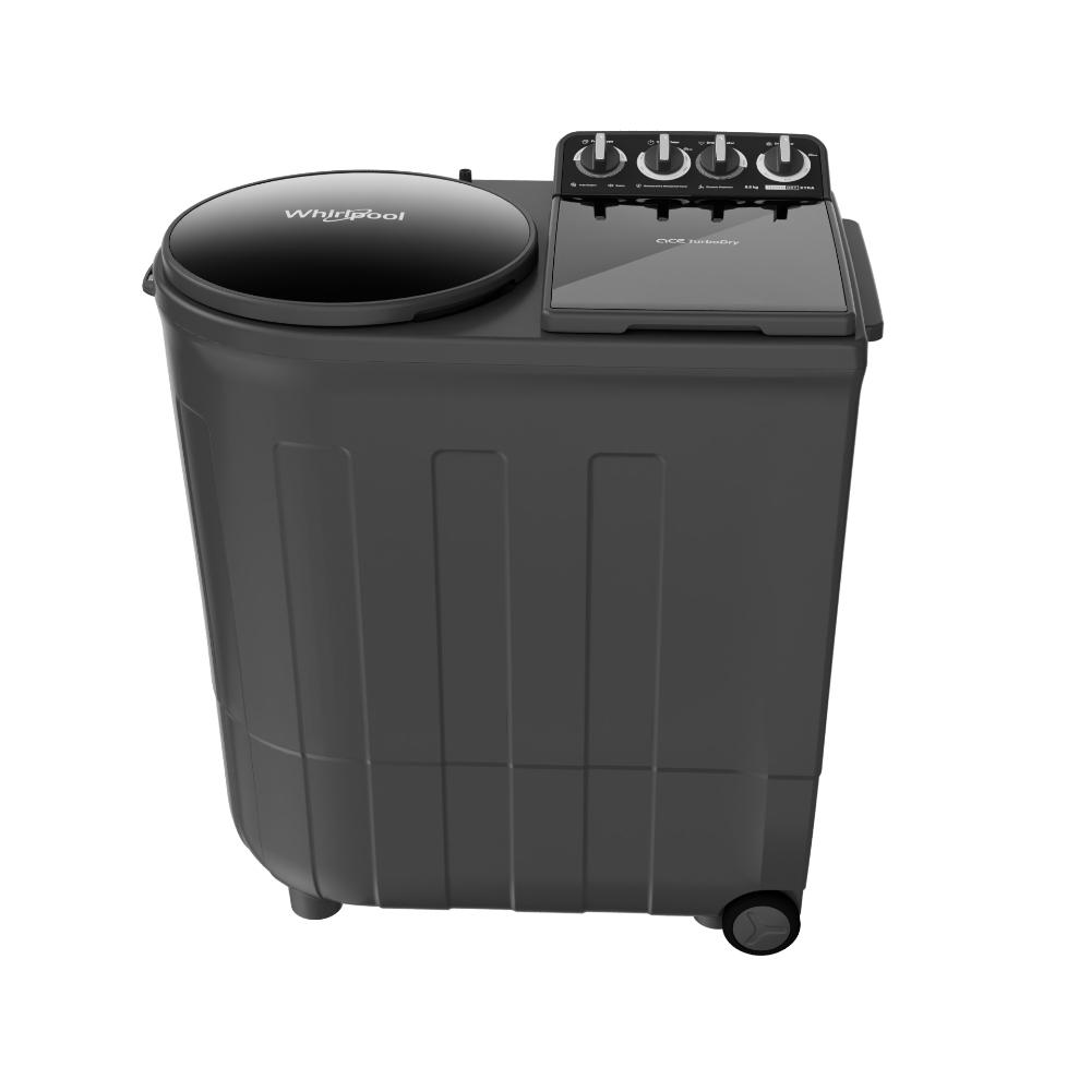 Whirlpool 8.5 kg Top Loading Turbo Dry Semi Automatic Washing Machine, Grey