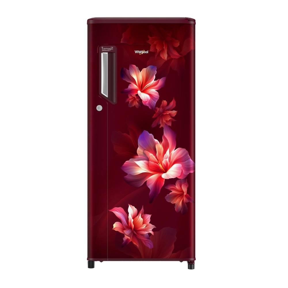Whirlpool 192 L 3 Star Single Door Refrigerator (73623, Wine Enchant)