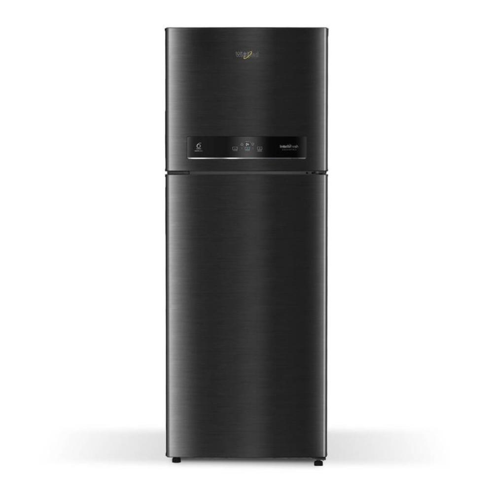 Whirlpool Intellifresh 411 L 2 Star Inverter Convertible Frost Free Double Door Refrigerator, Black