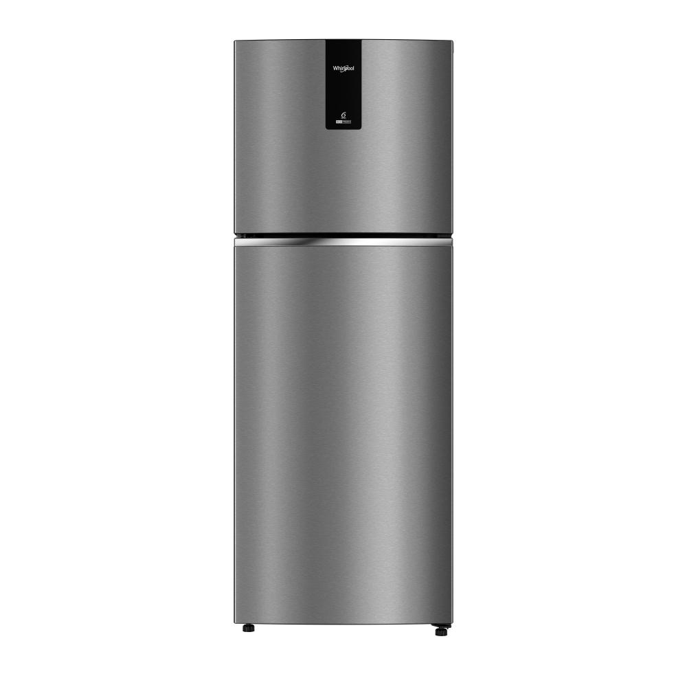 Whirlpool Intellifresh 235 L 3 Star Frost Free Double Door Refrigerator, Steel