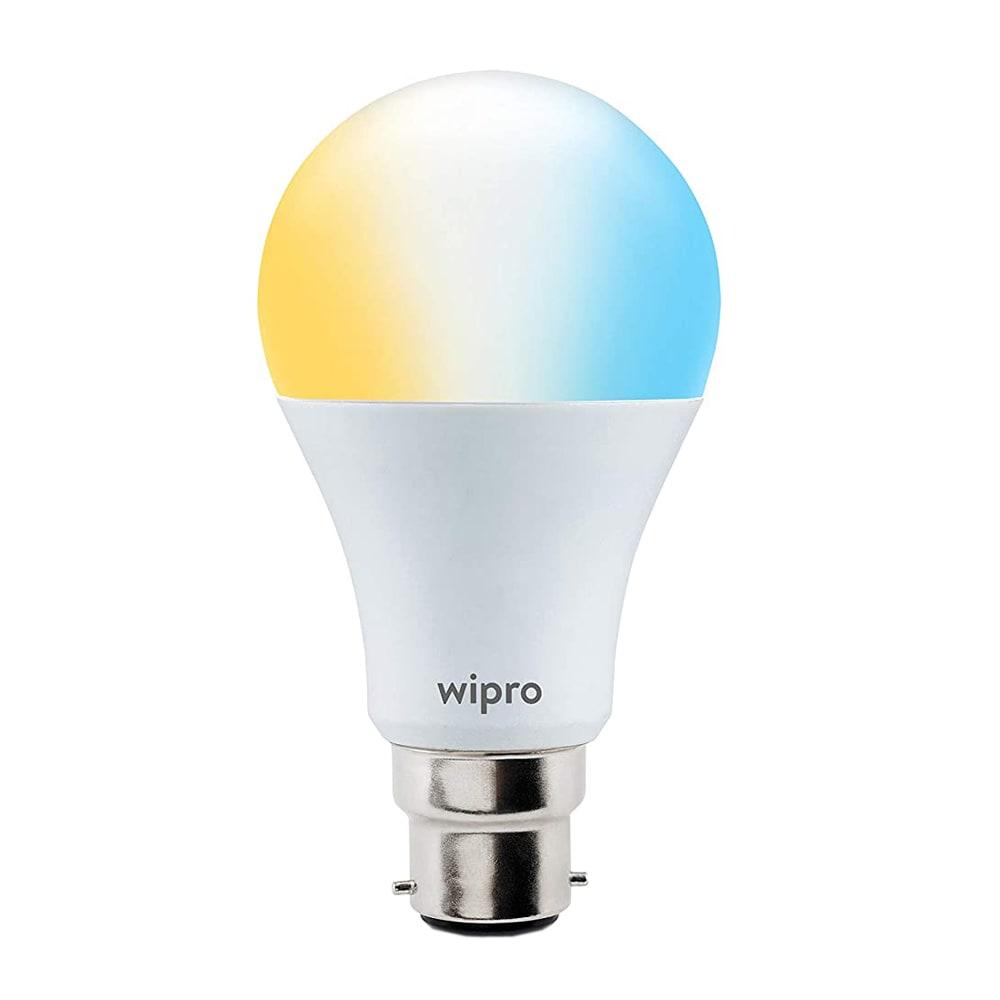 Wipro Garnet 9 Watts CCT NS9100 Smartlights compatible with Amazon Alexa & Google Assistant