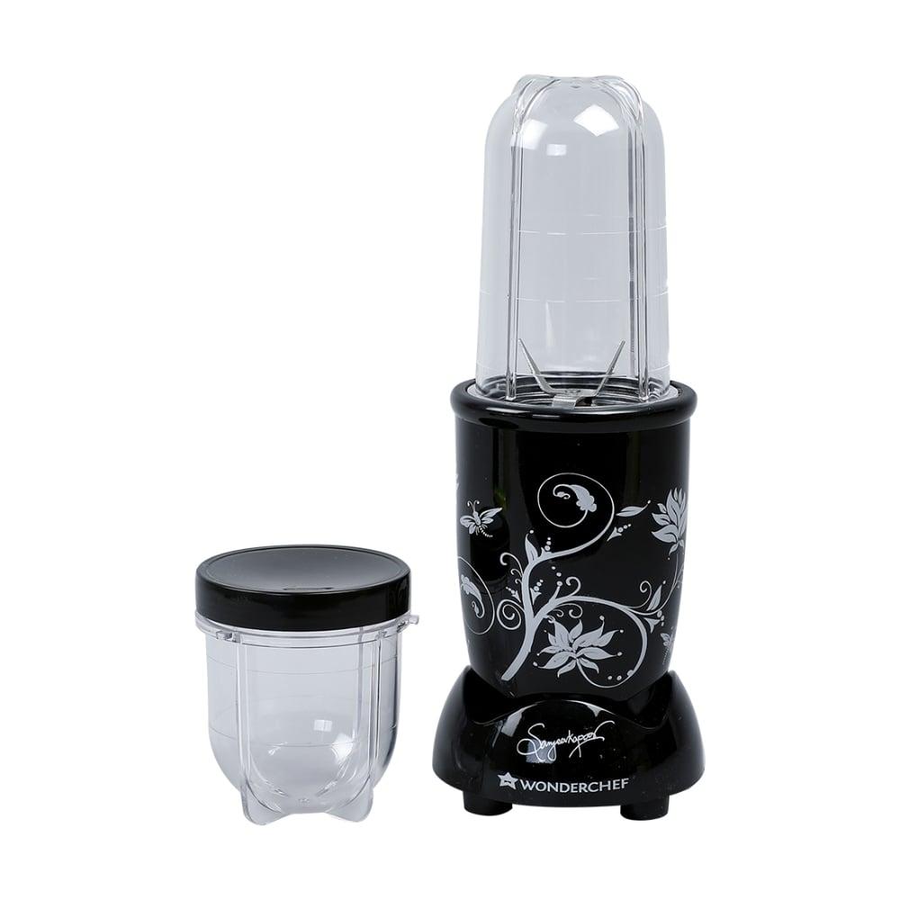 Wonderchef Nutri-Blend 400W 2 Jars Juicer Mixer Grinder, Black