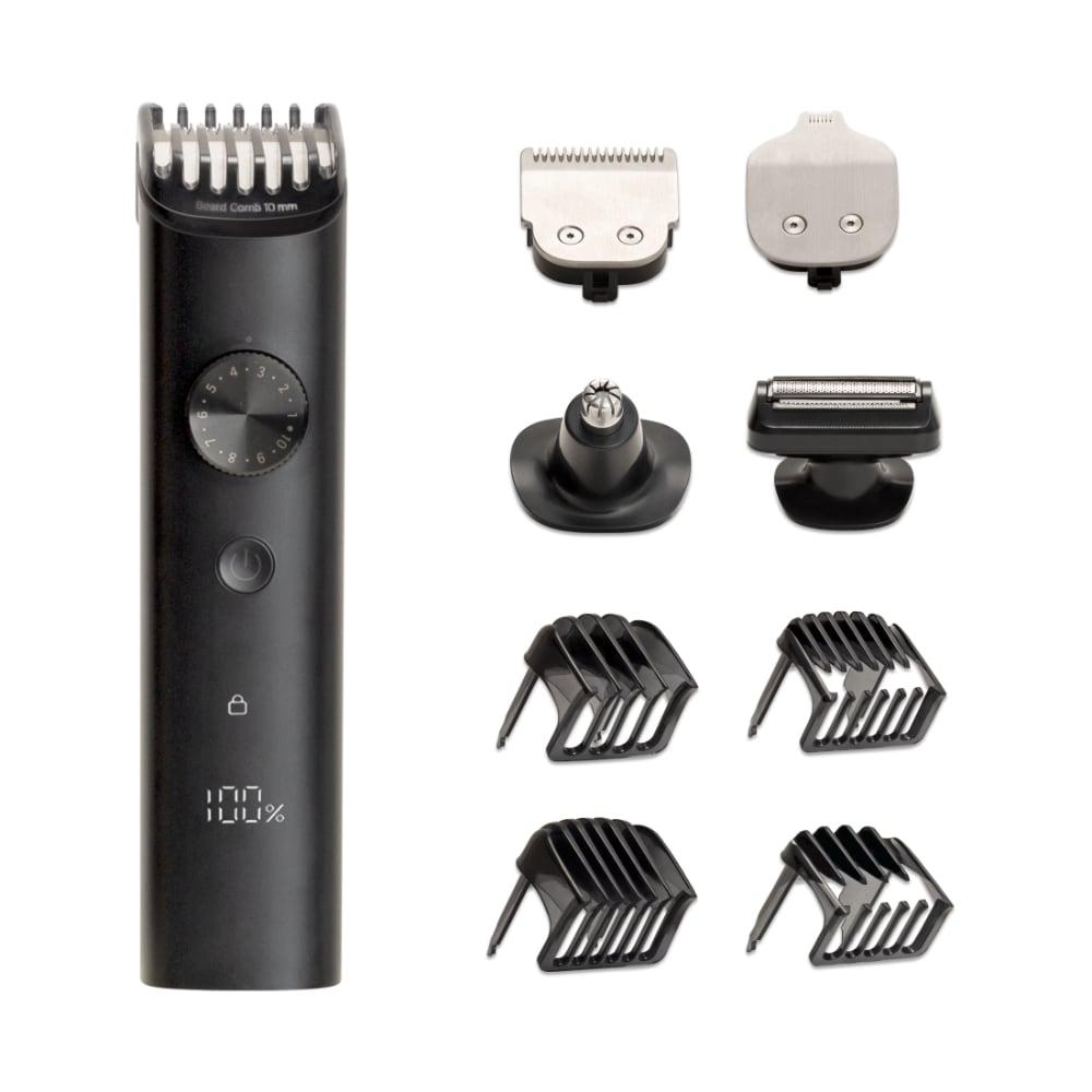 Xiaomi Grooming Kit Pro - Face, Hair, Body - Everything-in-One Professional Styling Trimmer, Body Grooming - Nose & Ear Hair Trimming, Hair Clippers, Beard Combs, Quick Charge and 90 Minutes Run Time, Black