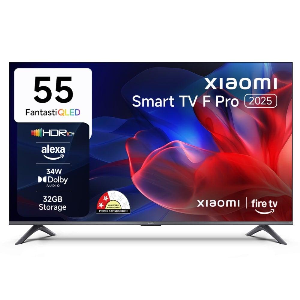 Xiaomi 139.22 cm (55 inch) Ultra HD 4K Smart QLED TV, F Pro Series, ELA6584IN, 2025 Launch