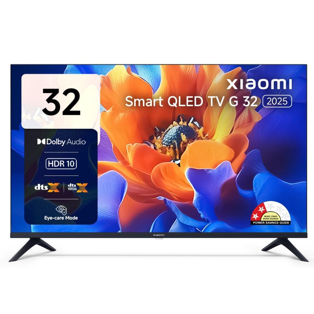 Xiaomi 81.28 cm (32 inch) HD Ready Smart QLED TV, G Series, ELA6580IN, 2025 Launch