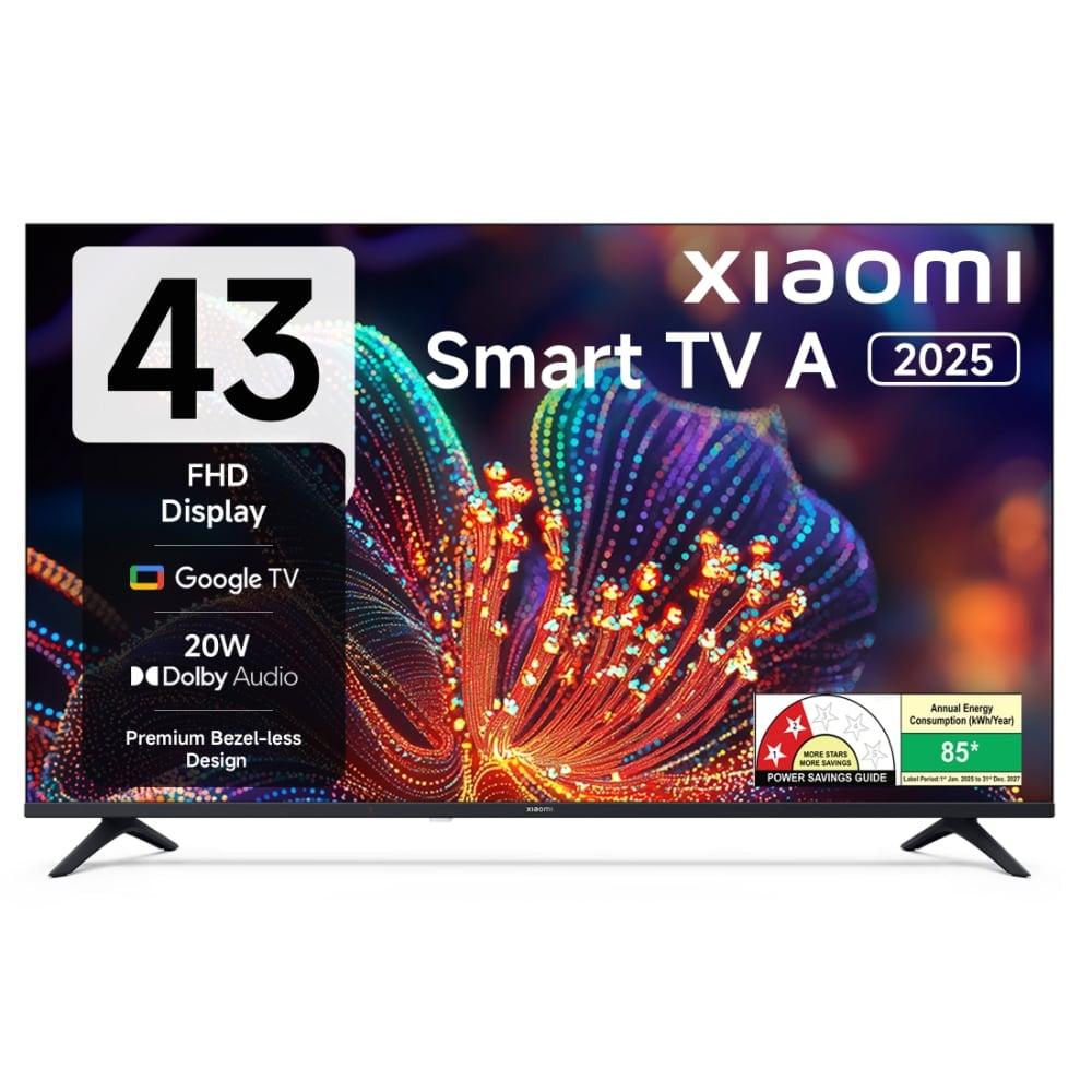 Xiaomi A 109.22 cm (43 inches) Full HD Smart TV, 2025, Black