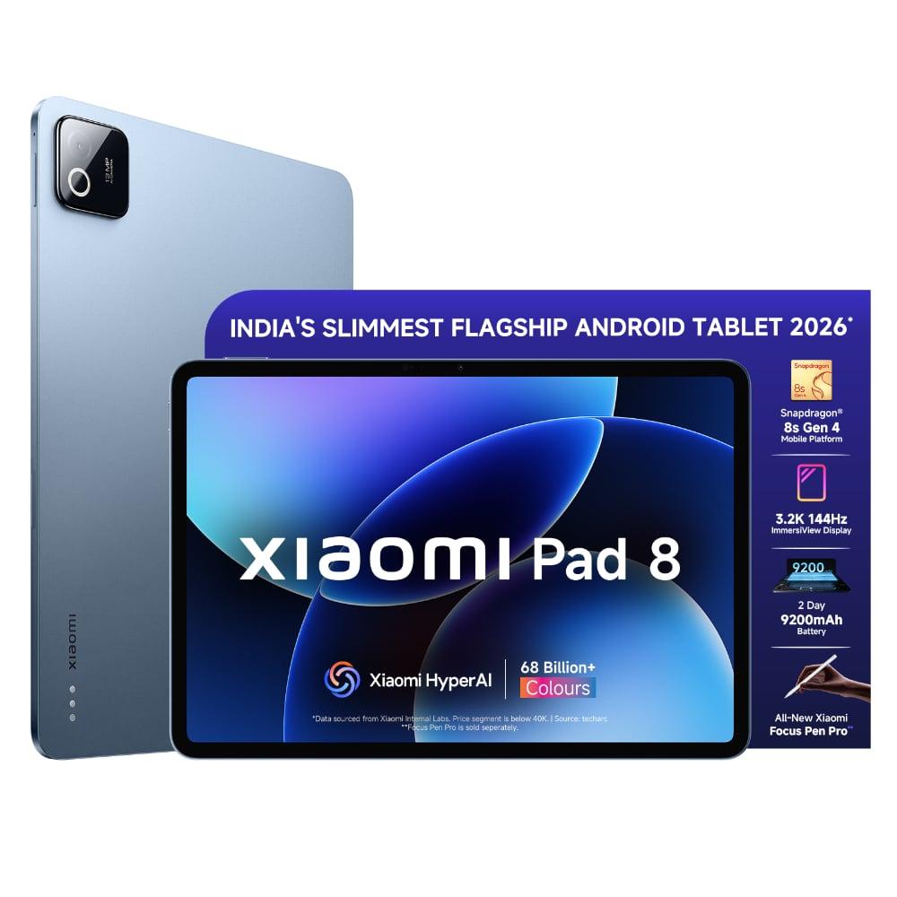 Xiaomi Pad 8 28.44 cm (11.2 inch) Wi-Fi Tablet, 12 GB RAM, 256 GB, Titanium Blue, 72660