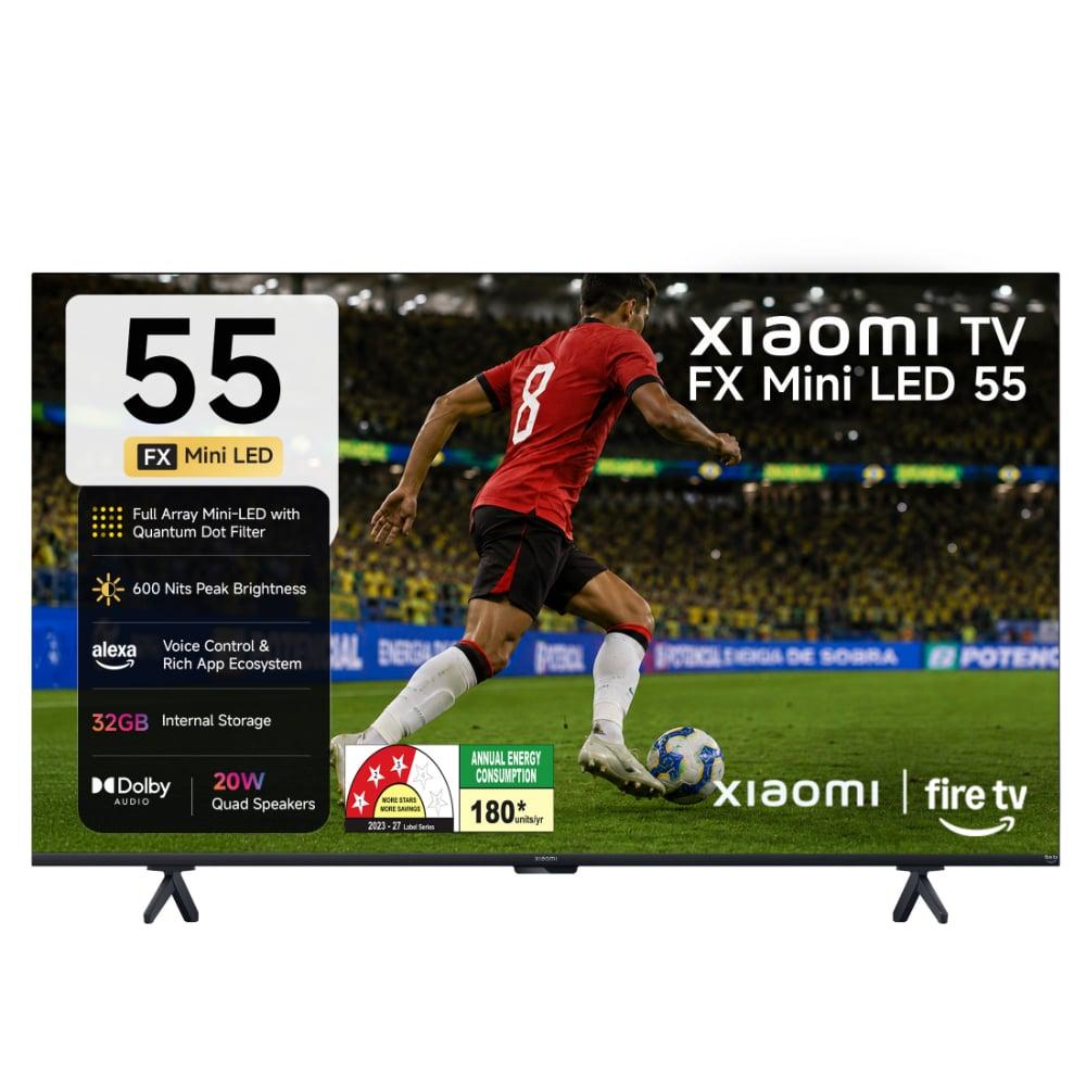 Xiaomi 139.7 cm (55 inch) Ultra HD(4K) FX Mini LED Fire TV, L55MC-FSMIN