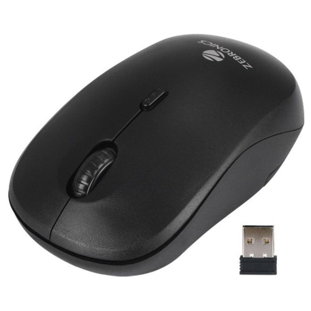 Zebronics Zeb-Bold 2.4 GHz Optical Wireless Mouse, Black