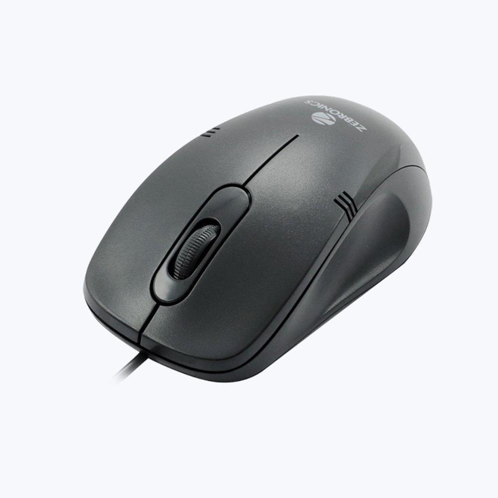 Zebronics Power Plus Wired Mouse with Advanced Optical Sensor Technology