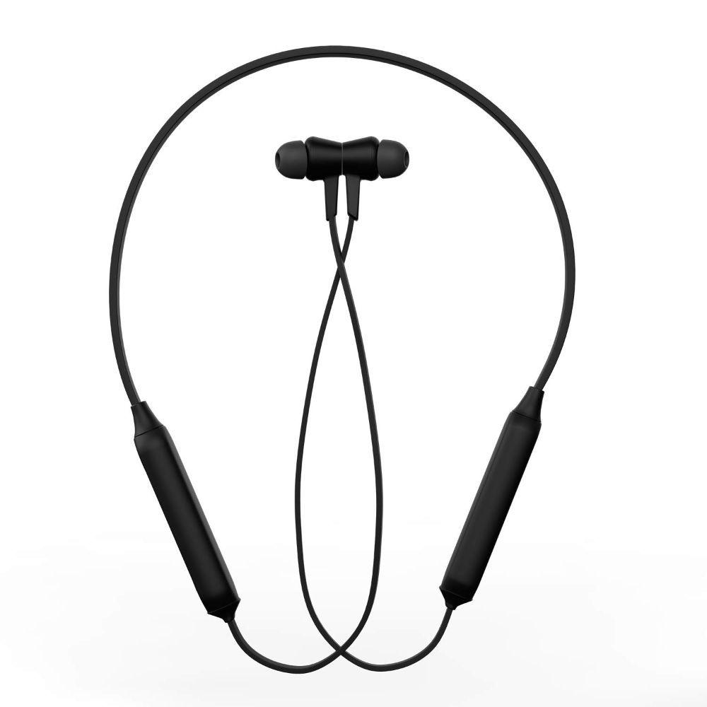Zebronics Zeb-Monk Wireless Bluetooth Neckband Earphone with Active Noise Cancellation (ANC), Smart Controls, Water Resistant, Black