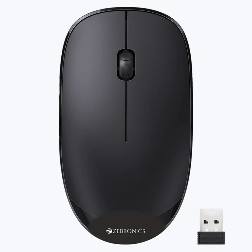 Zebronics Zeb-Amaze 2.4Ghz Wireless Optical Mouse (Black)