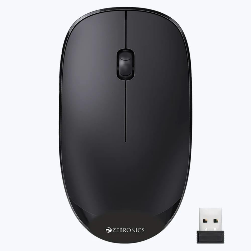 Zebronics Zeb-Amaze 2.4Ghz Wireless Optical Mouse (Black)