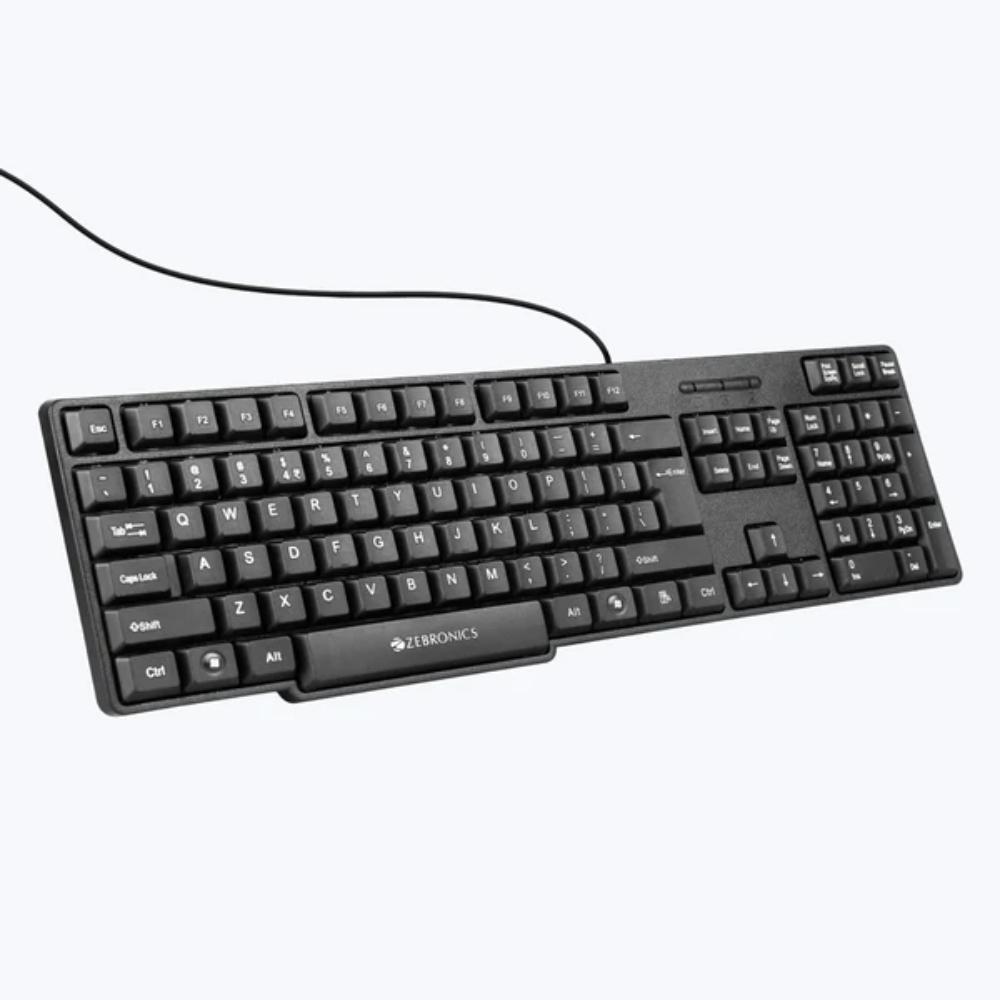 Zebronics Zeb-K65 Wired Keyboard, Black