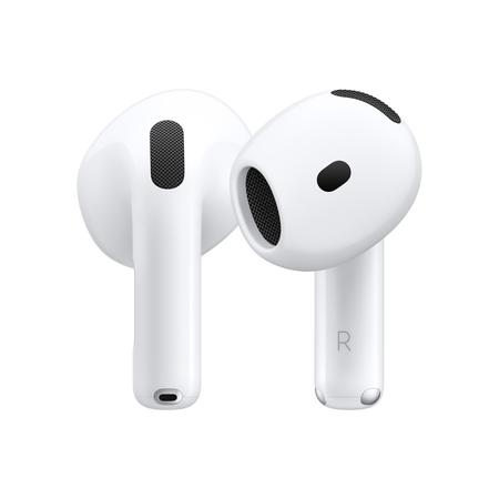 Apple AirPods 4,Advanced Voice Isolation,Seamless Hey Siri Activation,Up to  Hours of Listening Time Per Charge,Dust,Sweat,Water Resistant True