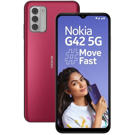 Buy Nokia G42 GB RAM, 256 ROM Smartphone, Pink at Reliance Digital