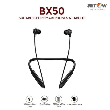 Buy Arrow BX 50 Bluetooth Wireless Neckband Earphone with In-line