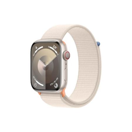 Buy Apple Watch Series 9 GPS + Cellular 45mm Starlight Aluminium  