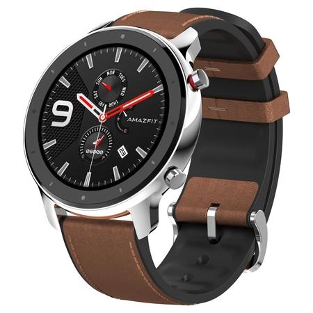 Amazfit A1902 GTR Series 47 mm Smart Watch, Stainless Steel