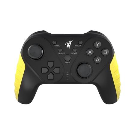 Redgear MS-150 Wireless Gamepad with Dual Intensity Vibration Motor, Punk Yellow