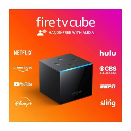 Buy Amazon Fire TV Cube, 4K Ultra HD, Hands-free Streaming Device