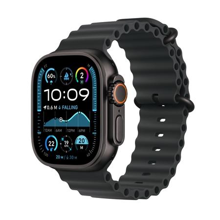 Apple Watch Ultra GPS Cellular 49 mm Black Titanium Case with Black  Ocean Band
