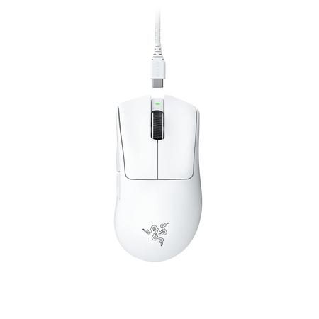Razer DeathAdder V3 Pro Wireless Gaming Mouse, White, Ultra