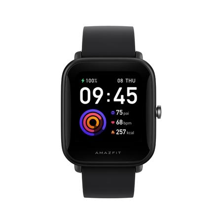 Amazfit Bip U Pro Smartwatch, 1.43 Large HD Display with Built-in Alexa, Built-in GPS, 9-Day Battery Life, Fitness Tracker, Blood Oxygen, Heart Rate, Menstrual Cycle Tracker, Sleep, Stress Monitor, 60+ Sports Modes, (Black) Amazfit Bip U Pro Smartwatch, 1.43 Large HD Display with Built-in Alexa, Built-in GPS, 9-Day Battery Life, Fitness Tracker, Blood Oxygen, Heart Rate, Menstrual Cycle Tracker, Sleep, Stress Monitor, 60+ Sports Modes, (Black)