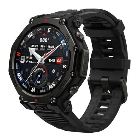 Amazfit T-Rex 3 Pro (Smartchoice) Outdoor Smart Watch 48 mm Sapphire AMOLED Display, Ti Bezel, Dual Band GPS, Offline Maps, 25 Days Battery, Built-in Flashlight, 10 ATM, 180+ Sport Mode, Android & iPhone, Black Amazfit T-Rex 3 Pro (Smartchoice) Outdoor Smart Watch 48 mm Sapphire AMOLED Display, Ti Bezel, Dual Band GPS, Offline Maps, 25 Days Battery, Built-in Flashlight, 10 ATM, 180+ Sport Mode, Android & iPhone, Black