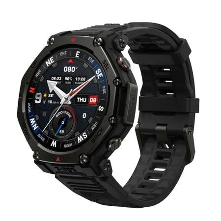 Amazfit T-Rex 3 Pro Outdoor Smart Watch 44 mm Sapphire AMOLED Display with Flashlight, 10 ATM, Dual Band GPS, Offline Maps, 25 Days Battery, 180+ Sports Mode for Android & iPhone, Tactical Black Amazfit T-Rex 3 Pro Outdoor Smart Watch 44 mm Sapphire AMOLED Display with Flashlight, 10 ATM, Dual Band GPS, Offline Maps, 25 Days Battery, 180+ Sports Mode for Android & iPhone, Tactical Black