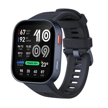 Amazfit Bip Max 50 mm Smartwatch, 5.25 cm (2.07 inch) AMOLED Display, 20 Days of Battery, GPS, 4 GB Storage, Offline Maps, Hybrid Training, Fitness Tracker, 150+ Sports, HYROX Mode, 5 ATM for Android & iPhone, Blue Amazfit Bip Max 50 mm Smartwatch, 5.25 cm (2.07 inch) AMOLED Display, 20 Days of Battery, GPS, 4 GB Storage, Offline Maps, Hybrid Training, Fitness Tracker, 150+ Sports, HYROX Mode, 5 ATM for Android & iPhone, Blue