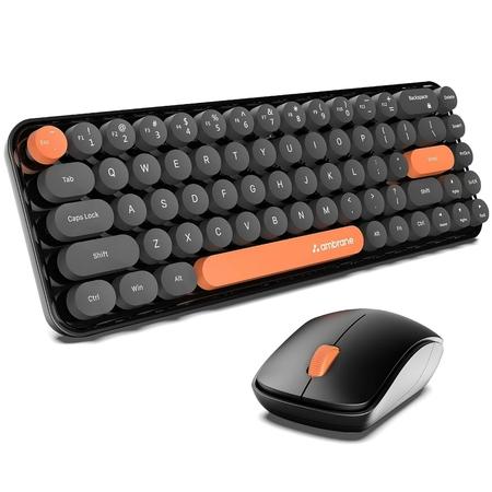 Ambrane KeyPop Wireless Keyboard & Mouse Combo, Black Ambrane KeyPop Wireless Keyboard & Mouse Combo, Black