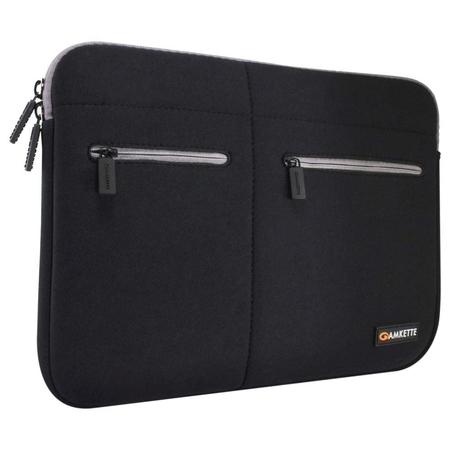 Amkette Neo Case Laptop Sleeve for 38.1 cm (15 inch) Laptop, Black