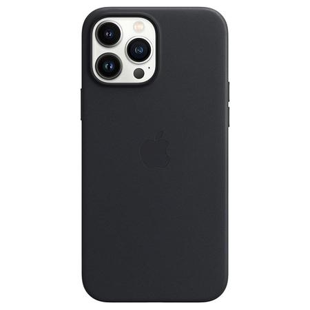 Apple Leather Mobile Case for iPhone 13 Pro Max, Midnight