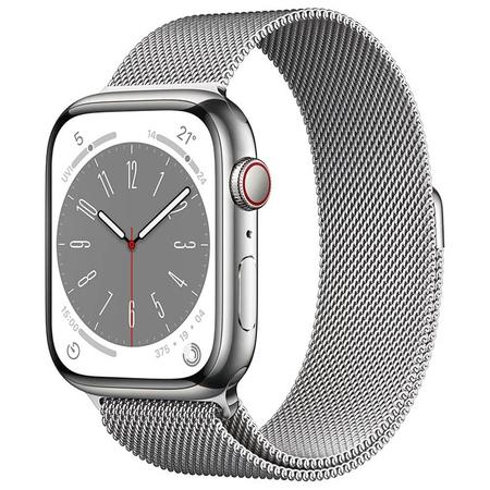 Buy Apple Watch Series 8 GPS + Cellular 45mm Silver Stainless