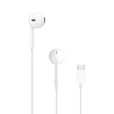 Apple USB Type C EarPods with mic, Sweat and Water Resistant, High Quality Audio, Circular Earbuds, Deep, rich bass tones, Control music and video playback, Answer and end calls, White Apple USB Type C EarPods with mic, Sweat and Water Resistant, High Quality Audio, Circular Earbuds, Deep, rich bass tones, Control music and video playback, Answer and end calls, White