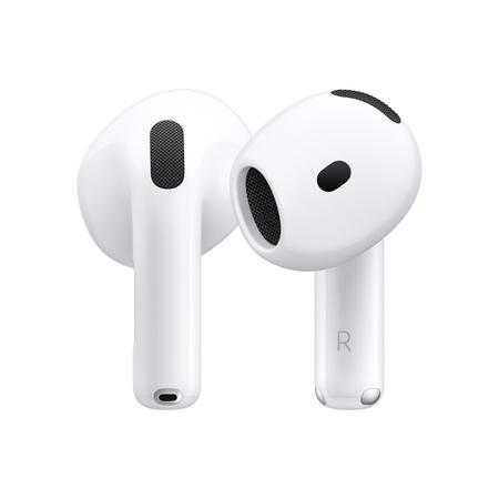 Apple AirPods 4 with Active Noise Cancellation, Adaptive Audio and Transparency mode, Voice Isolation, Hey Siri and Siri Interactions, Up to 5 hours of listening time on a single charge, True Wireless Earbuds