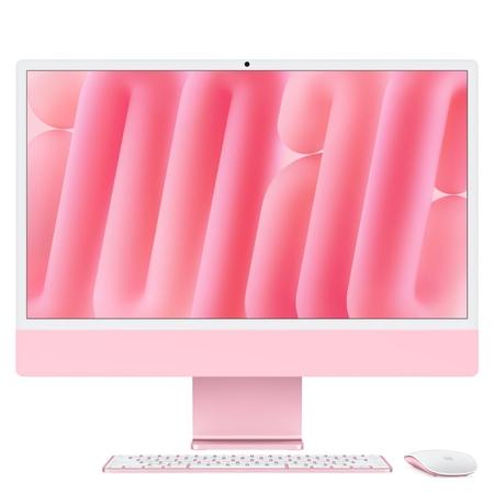 Apple iMac 60.96 cm (24 inch) All-In-One Desktop (8-Core Apple M4 Chip/2 Ports/16 GB/256 GB), MWUG3HN/A, Pink Apple iMac 60.96 cm (24 inch) All-In-One Desktop (8-Core Apple M4 Chip/2 Ports/16 GB/256 GB), MWUG3HN/A, Pink