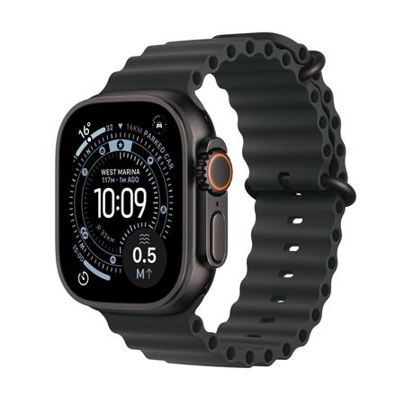 Apple Watch Ultra 3 GPS + Cellular 49 mm Black Titanium Case with Black Ocean Band